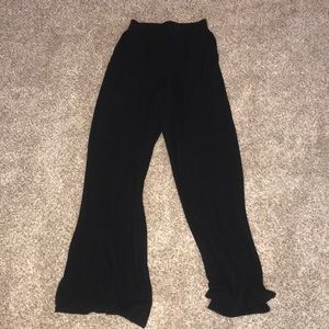 High wasted wide leg pants
